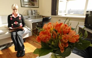 Blick in ein Patientenzimmer