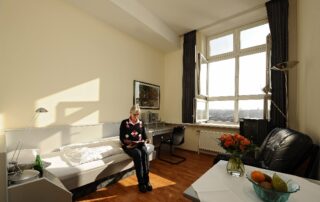 Blick in ein Patientenzimmer