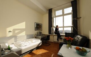 Blick in ein Patientenzimmer