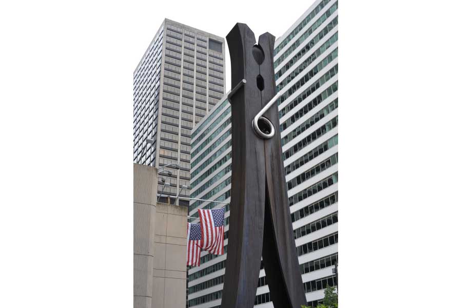 Kunst in Philadelpia: Klammer