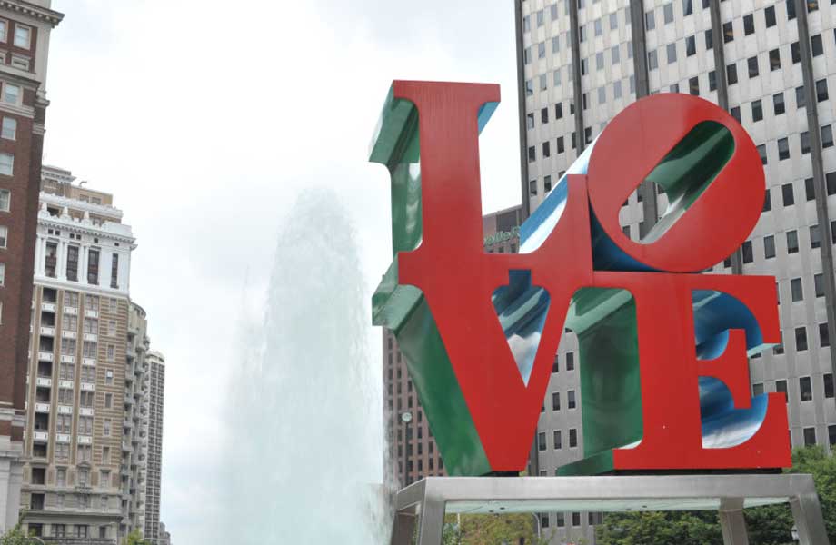 Kunst in Philadelphia: Liebe