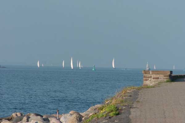 Blick vom U-Boot-Ehrenmal Richtung Ostsee Blick vom U-Boot-Ehrenmal Richtung Ostsee
