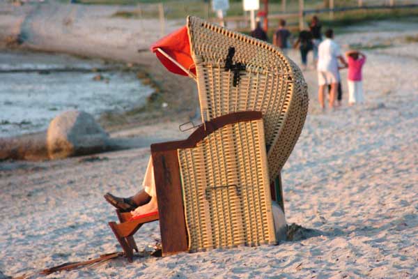 Strandkorb an der Ostsee Strandkorb an der Ostsee