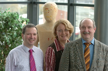 Prof. Göbel, Frau Müller u. Dr. Müller (Präsident der CSG e.V.)