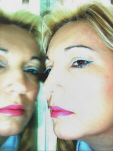 Doppelbilder als Migräne-Aura (Foto Dr. Angelika Demel)